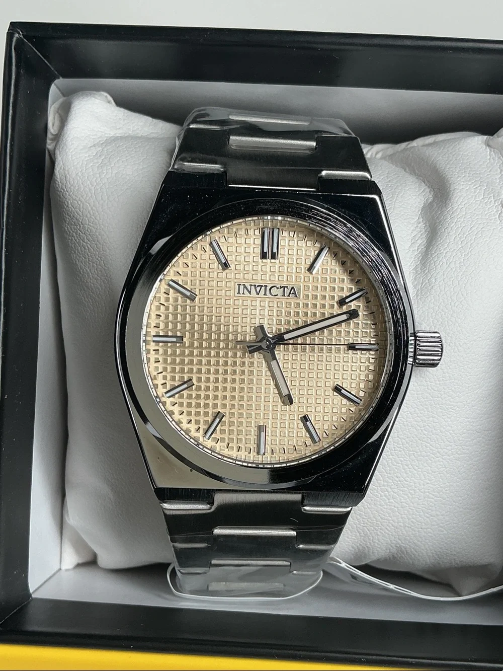 Invicta Celestial Men’s Watch 40mm Steel Cream Dial New with Box 69404